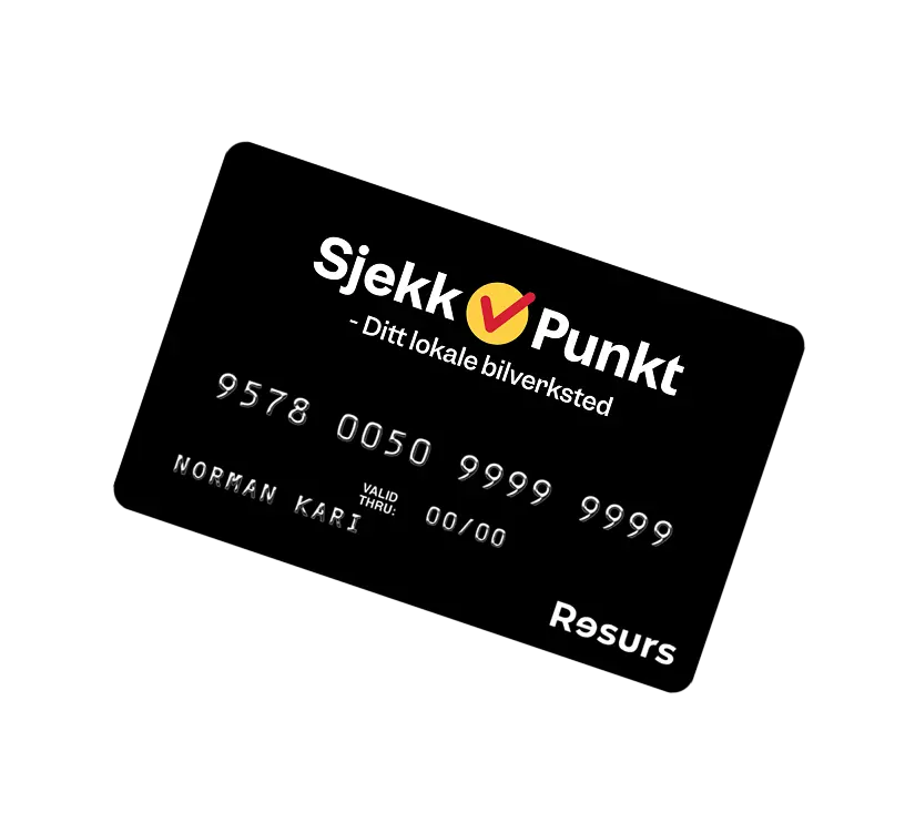 SjekkPunkt-konto kredittkort